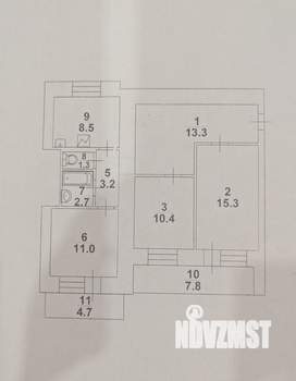 3-к квартира, вторичка, 69м2, 12/12 этаж