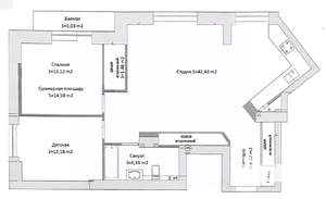 3-к квартира, вторичка, 82м2, 6/25 этаж