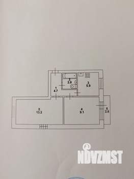 2-к квартира, вторичка, 36м2, 2/5 этаж
