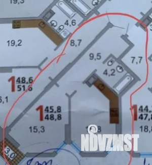 Студия квартира, вторичка, 49м2, 8/16 этаж