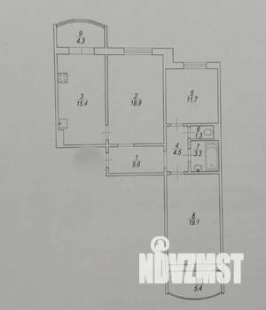 3-к квартира, вторичка, 82м2, 10/10 этаж