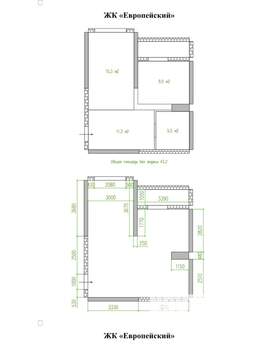 1-к квартира, вторичка, 41м2, 19/25 этаж