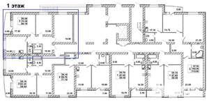 3-к квартира, сданный дом, 84м2, 1/8 этаж