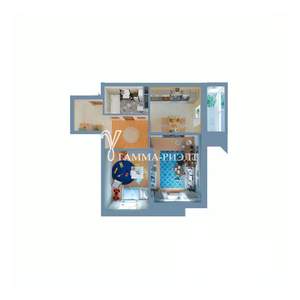 2-к квартира, вторичка, 61м2, 7/10 этаж