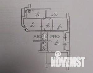 4-к квартира, вторичка, 121м2, 6/6 этаж
