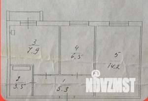 2-к квартира, вторичка, 38м2, 4/5 этаж