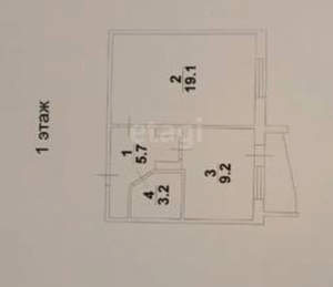 1-к квартира, вторичка, 37м2, 1/10 этаж