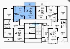 3-к квартира, вторичка, 84м2, 1/15 этаж