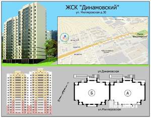 2-к квартира, вторичка, 68м2, 3/15 этаж