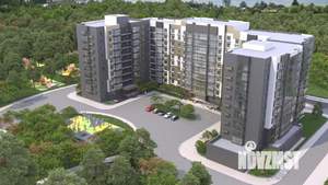 1-к квартира, строящийся дом, 38м2, 1/10 этаж