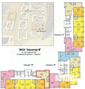 2-к квартира, вторичка, 52м2, 11/16 этаж