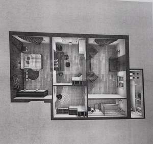 2-к квартира, вторичка, 66м2, 10/25 этаж