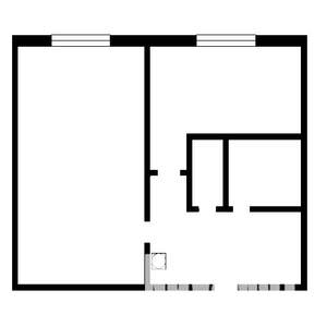1-к квартира, вторичка, 30м2, 4/5 этаж