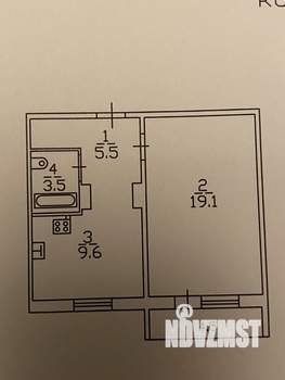 1-к квартира, вторичка, 38м2, 7/10 этаж