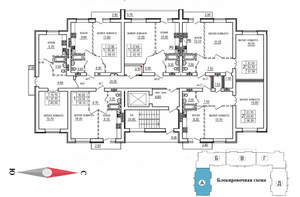 1-к квартира, вторичка, 42м2, 9/10 этаж