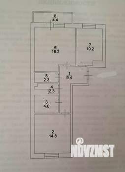 2-к квартира, вторичка, 61м2, 4/10 этаж