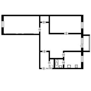 3-к квартира, вторичка, 57м2, 5/5 этаж