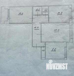 3-к квартира, вторичка, 65м2, 8/10 этаж